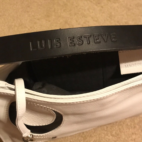 Nice white leather Luis Esteve bag. - Picture 6 of 6